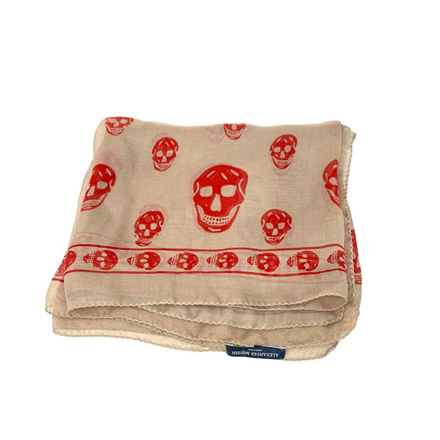 Alexander McQueen Silk Skull Scarf