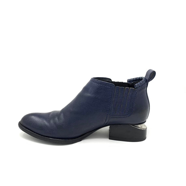 Alexander Wang Kori Leather Ankle Boots - Size 38