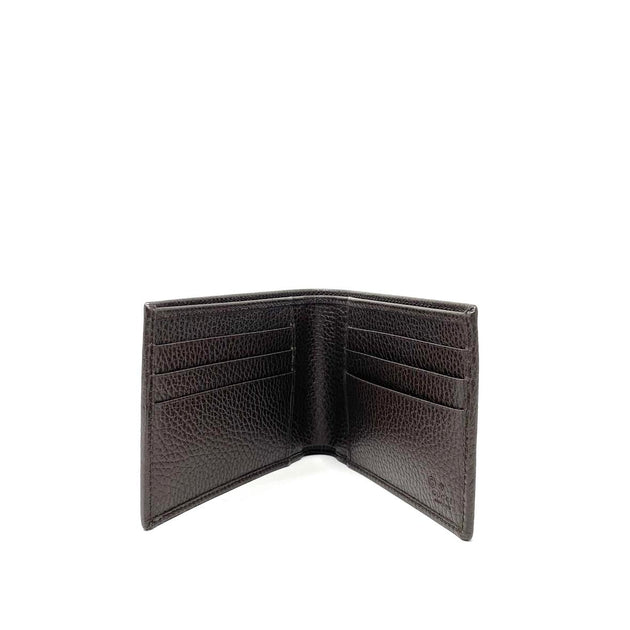 GUCCI Eclipse GG Canvas Bifold Wallet ② Gucci Eclipse GG Canvas Leather Wallet – LuxUness