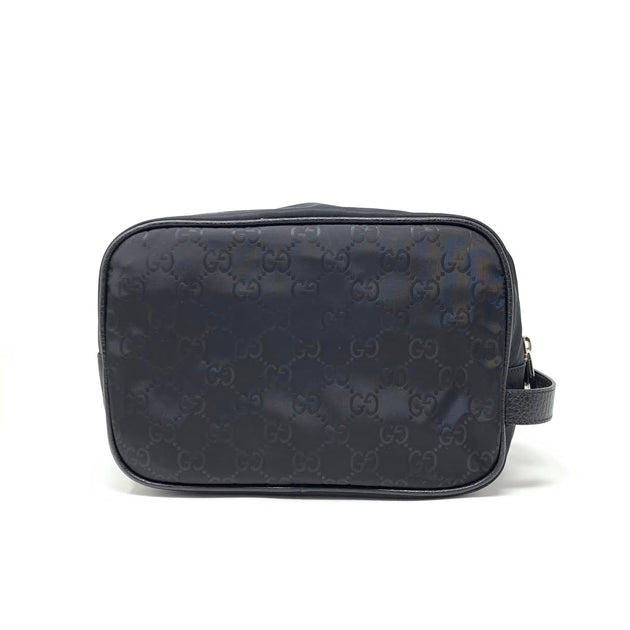 Gucci, Bags, Authentic Black Gucci Toiletry Bag Sold