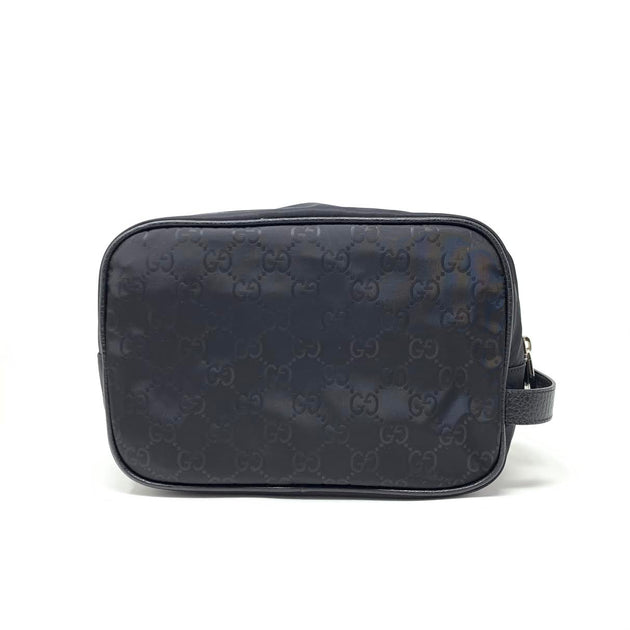 Gucci Black Nylon Toiletry Bag