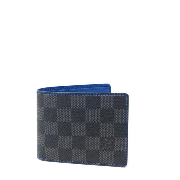 Louis Vuitton Slender Wallet Damier Graphite Stamps in Coated