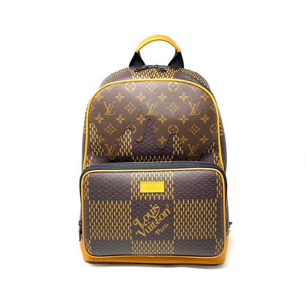 Louis Vuitton Damier Ebene Nigo Campus Backpack Rare Runway Drip Melt 860471, Women's, Size: One size, Brown