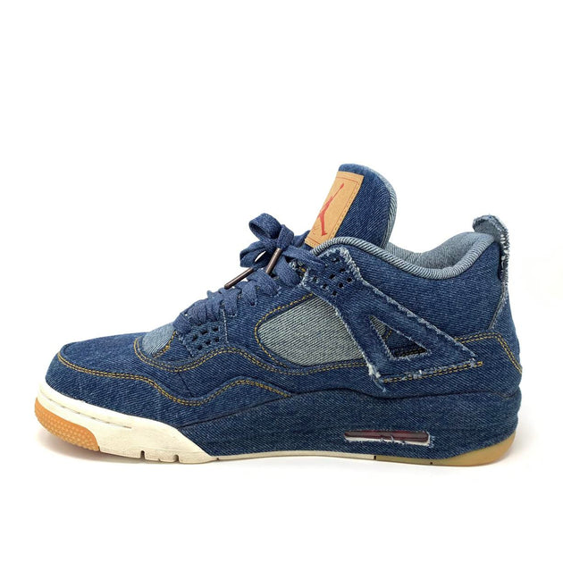 Jordan 4 Retro Levi s NRG Denim Sneakers Size 10