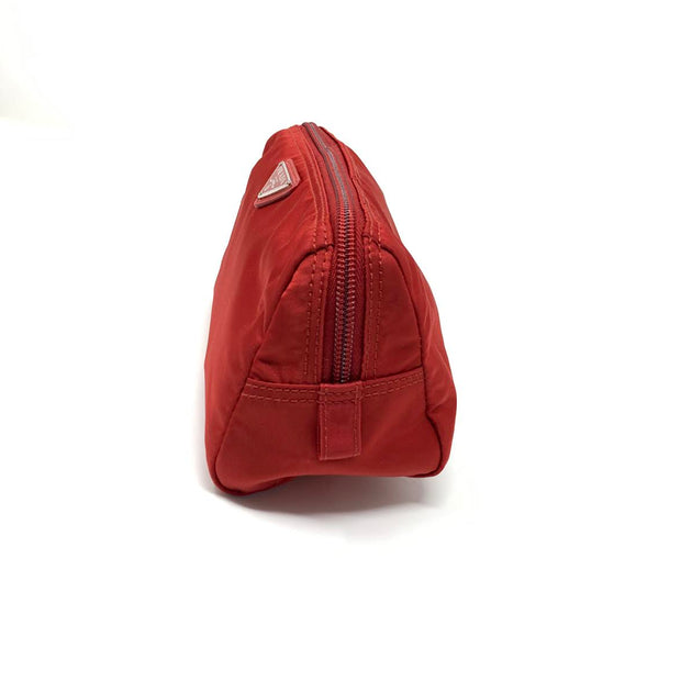 Prada Nylon Cosmetic Case in Red