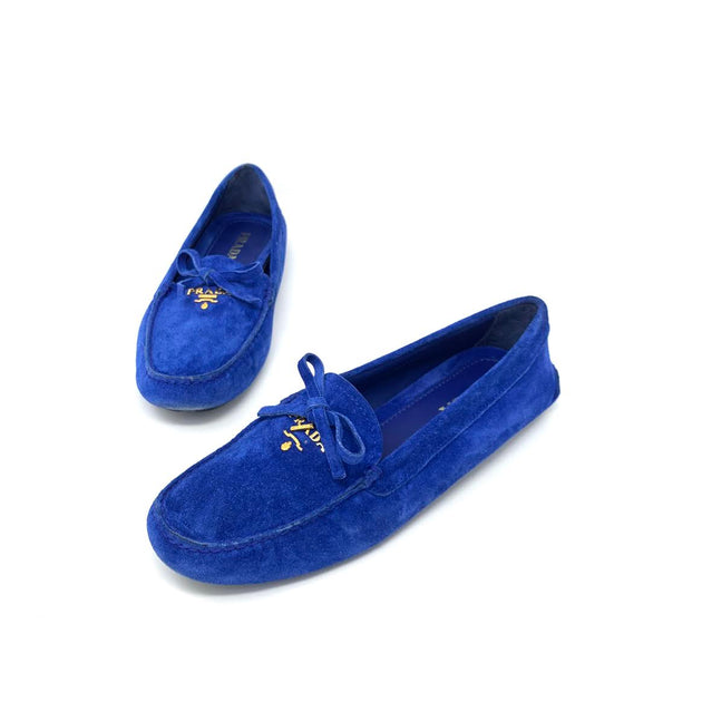 Prada Men\'s Suede Blue Tassles Loafers Size: 11 Mens prada blue suede - Gem main image 4