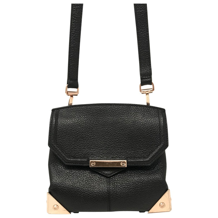 Alexander Wang Black Leather Marion Handbag Designer Consignment From Runway With Love