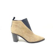Acne Studios Suede Pointed-Toe Booties Elastic Tape Consignment Shop From Runway With Love