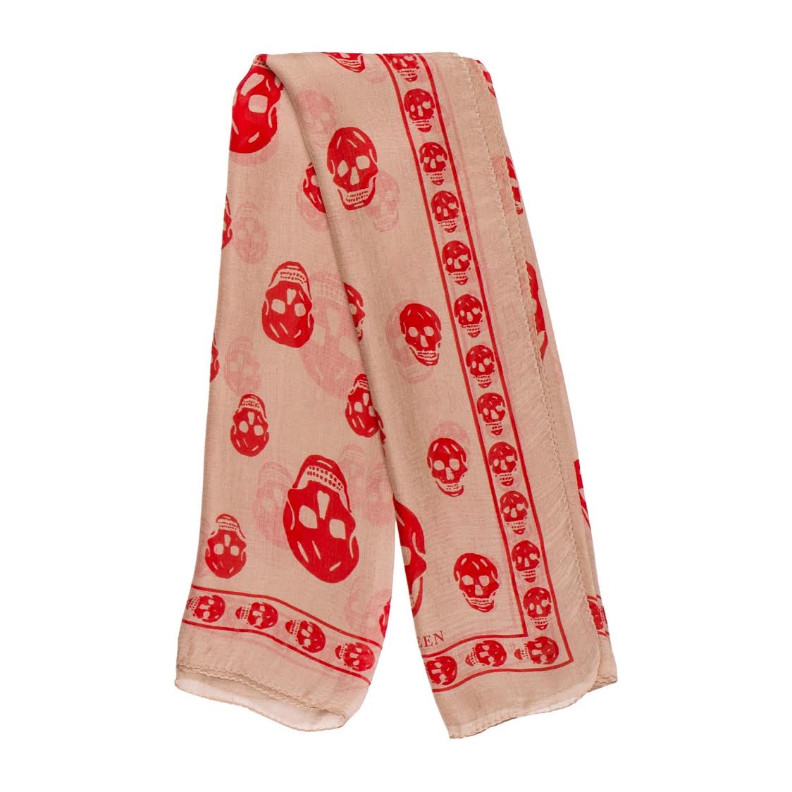 Silk skull shop scarf