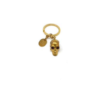 Alexander McQueen Crystal Skull Keychain