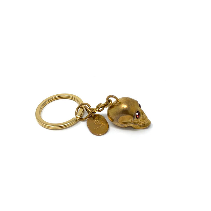 Alexander McQueen Crystal Skull Keychain