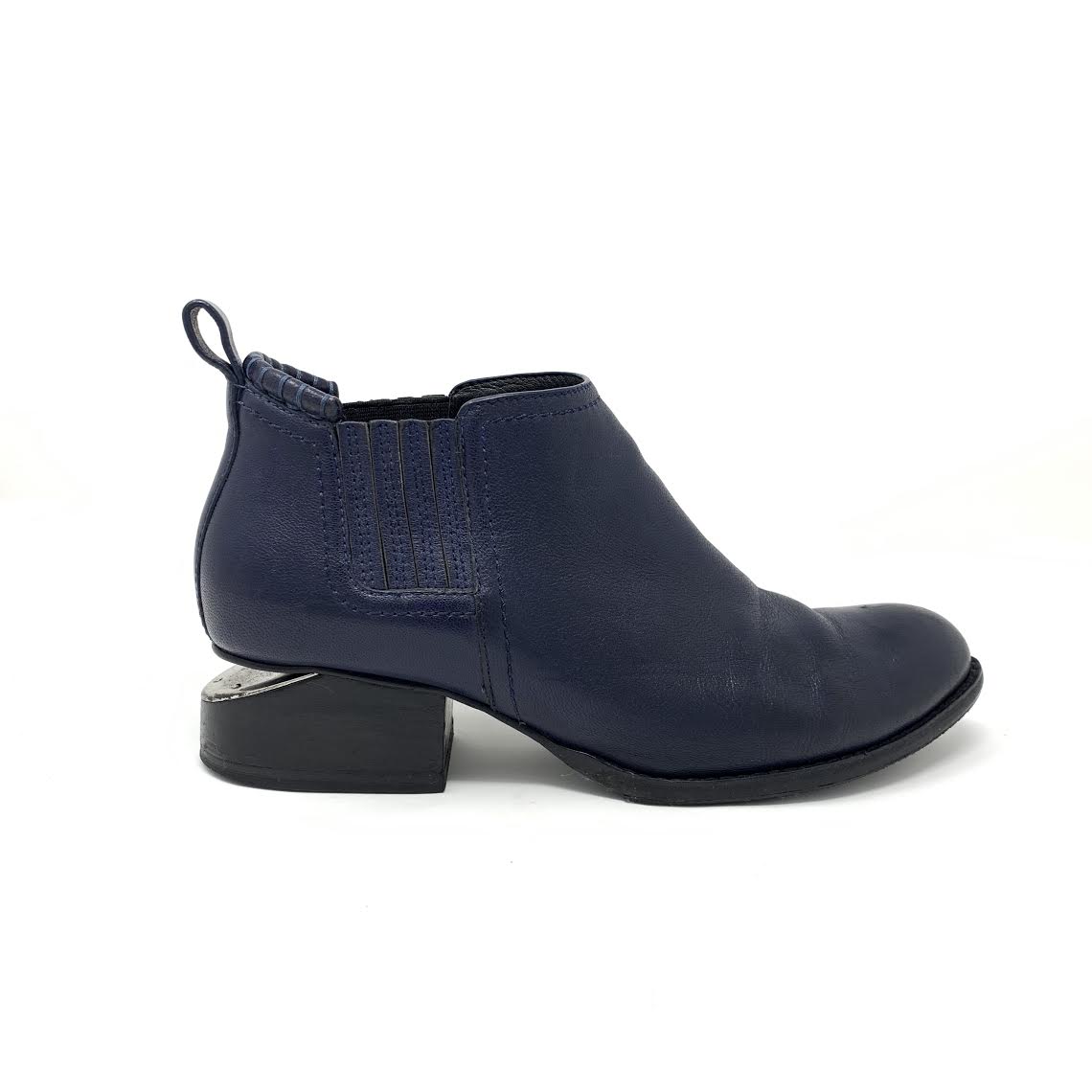 Alexander Wang Kori Leather Ankle Boots Size 38