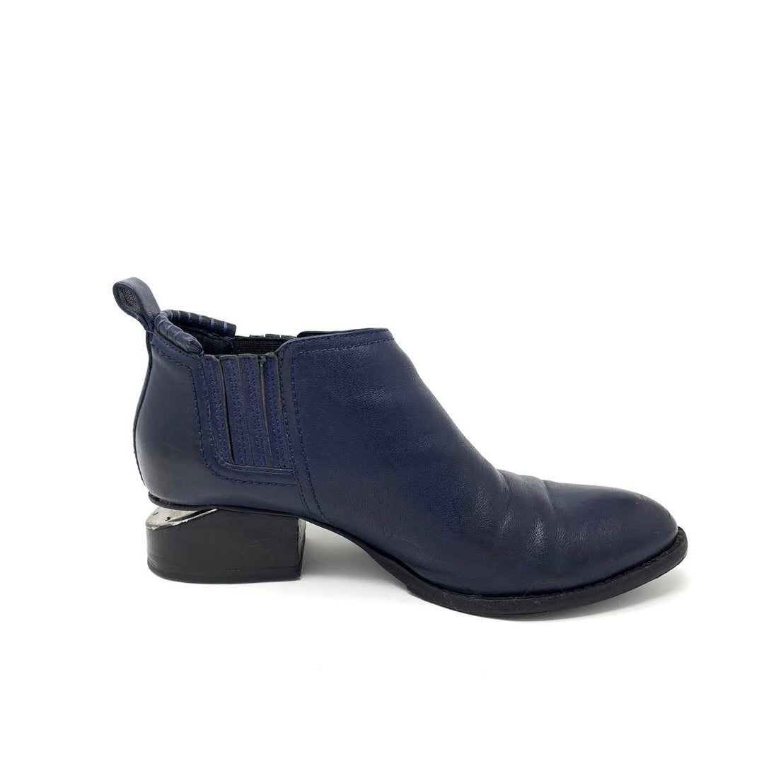 Alexander Wang Kori Leather Ankle Boots Size 38
