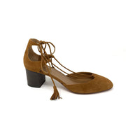 Aquazzura Boheme Tassel Suede Shoes w/ Tags - Size 40