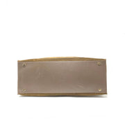 Balenciaga Suede Padlock Work Satchel Brown Gold Handbag Consignment Shop From Runway With Love