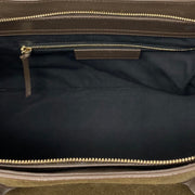 Balenciaga Suede Padlock Work Satchel Brown Gold Handbag Consignment Shop From Runway With Love
