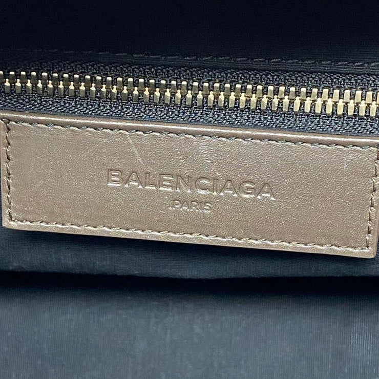 Balenciaga Suede Padlock Work Satchel Brown Gold Handbag Consignment Shop From Runway With Love