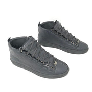 Balenciaga High Top Arena Sneakers in Gray - Size 9