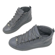 Balenciaga High Top Arena Sneakers in Gray - Size 9