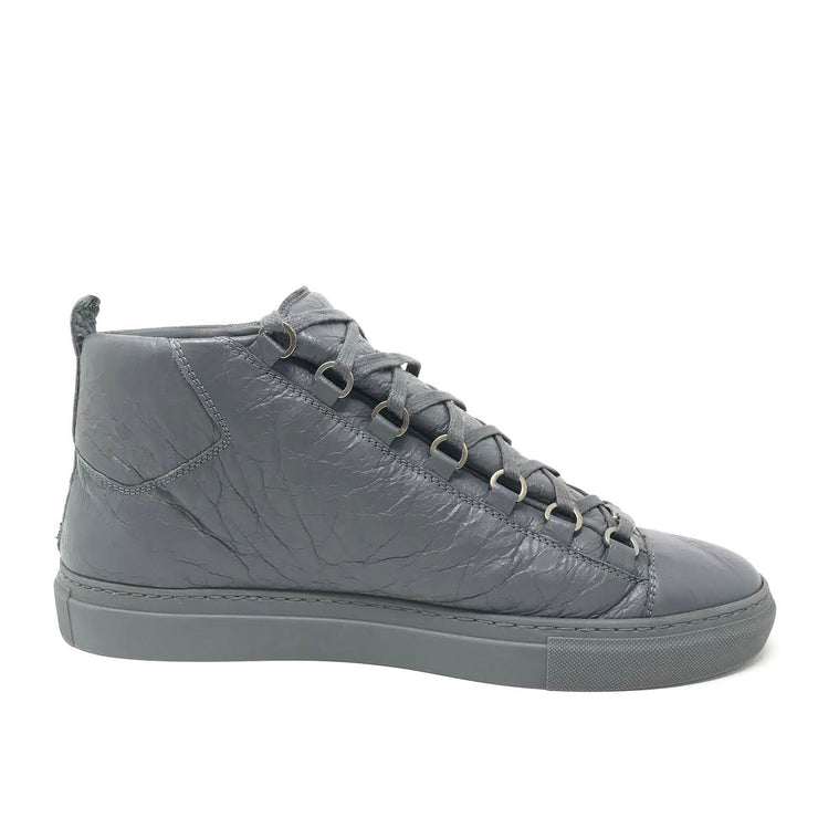 Balenciaga High Top Arena Sneakers in Gray - Size 9