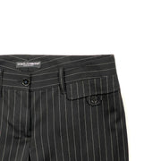 Dolce & Gabbana Black Pinstripe Pants Consignment Shop From Runway With Love