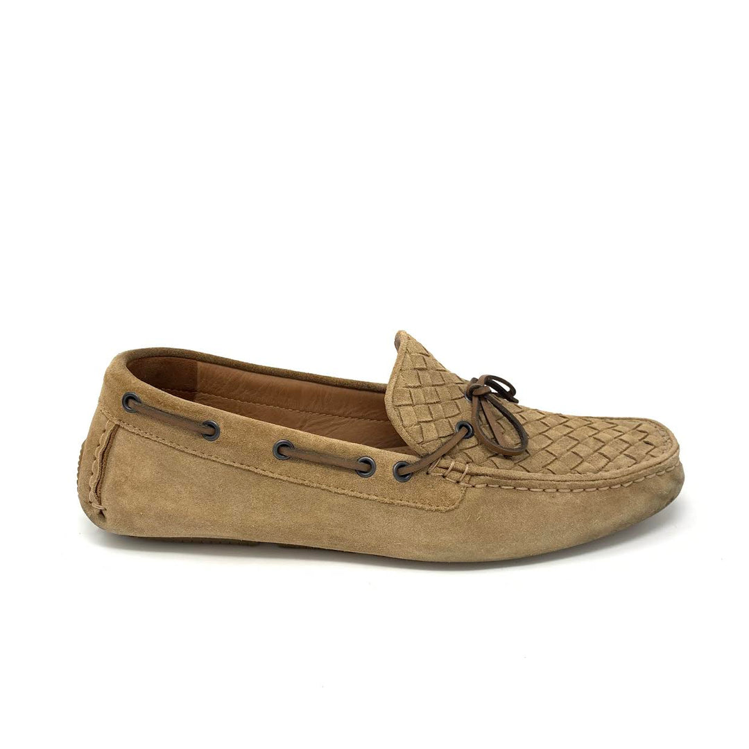 Bottega Veneta Intrecciato Suede Loafers - Size 42 display picture 1