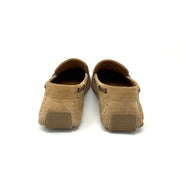 Men's Bottega Veneta Tan Intrecciato Suede Loafers Designer Consignment From Runway With Love