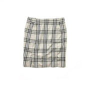 Burberry London Nova Check Knee-Length Skirt - Size 12