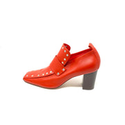 Celine Red Leather Studded Heels Pumps Phoebe Philo Consignment Shop From Runway With Love