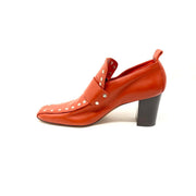Celine Red Leather Studded Heels Pumps Phoebe Philo Consignment Shop From Runway With Love