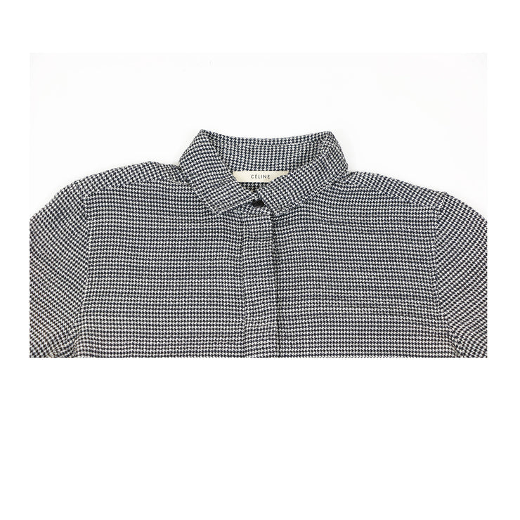 Céline Houndstooth Shirt - Size 36