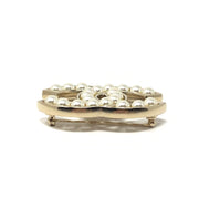Chanel classic Faux Pearl CC Brooch gold consignment shop from runway with love