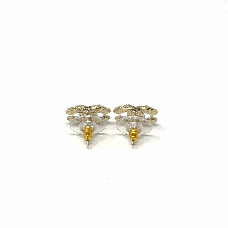 Chanel Pearl CC Logo Earrings Gold Consignment Shop From Runway With Love