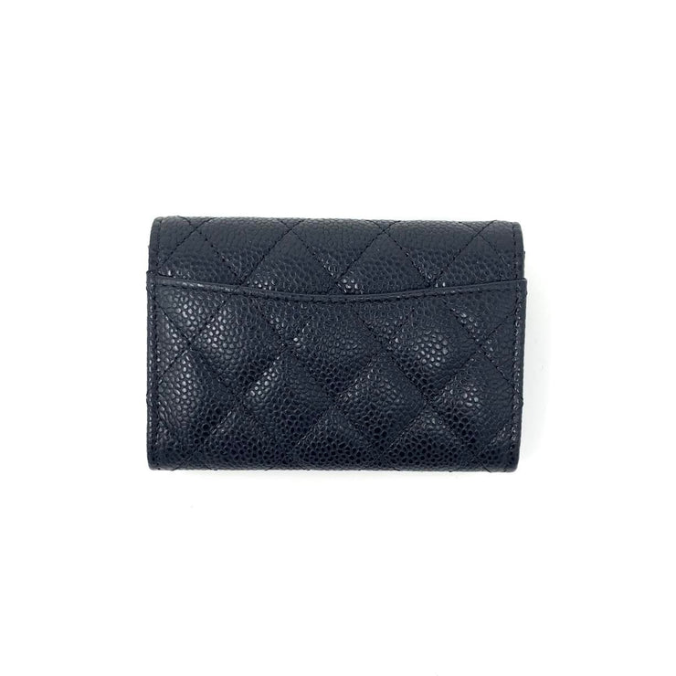 Chanel Caviar Pearl Quilted CC Card Holder - New in Box - The Consignment  Cafe