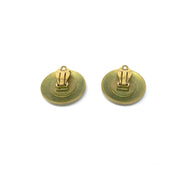 Chanel clip-on earrings gold