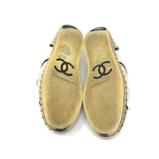 Chanel CC Espadrille Oxfords Pearls Designer Consignment From Runway With Love