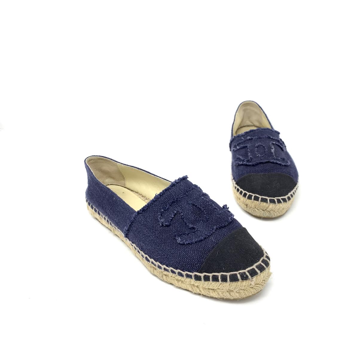Chanel Espadrilles in Blue  Size 38