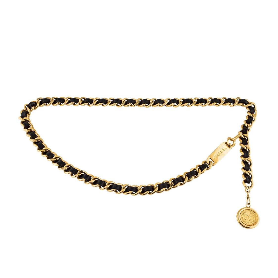 Chanel Vintage Medallion Chain-Link Belt Chanel Vintage Medallion Chain-Link Belt