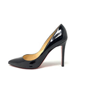 Christian Louboutin Patent Leather Pigalle Follies 100 Pumps Heels Consignment Shop From Runway With Love