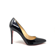 Christian Louboutin Patent Leather Pigalle Follies 100 Pumps Heels Consignment Shop From Runway With Love