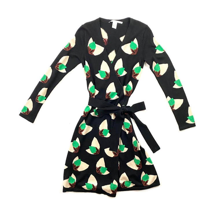 Diane von Furstenberg Wool Wrap Dress Consignment Shop From Runway With Love