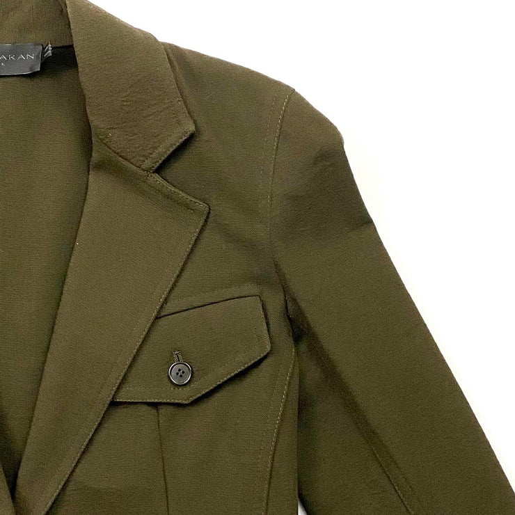 Donna Karan Notch Lapel Wool Blazer Consignment Shop From Runway With Love