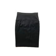 Donna Karan Wool Knee-Length Skirt Black Consignment Shop From Runway With Love