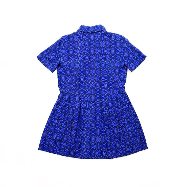 Equipment Silk Mini Dress Blue Consignment Shop From Runway With Love