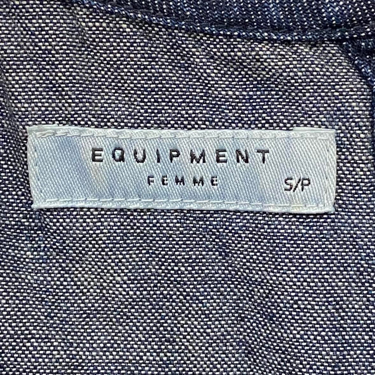 Equipment Sleeveless Denim Top Consignment Shop From Runway With Love