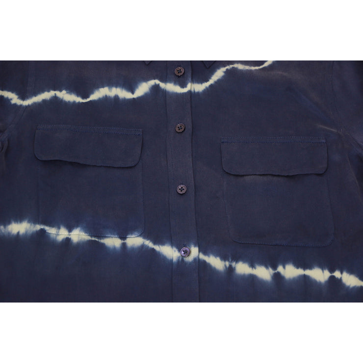 Equipment silk button down blouse with tie-dye Equipment silk button down blouse with tie-dye 