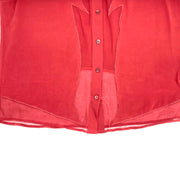 Red Equipment silk sleeveless top