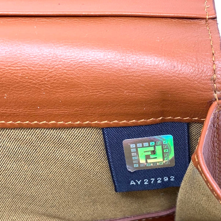 Fendi Snakeskin Wallet Brown