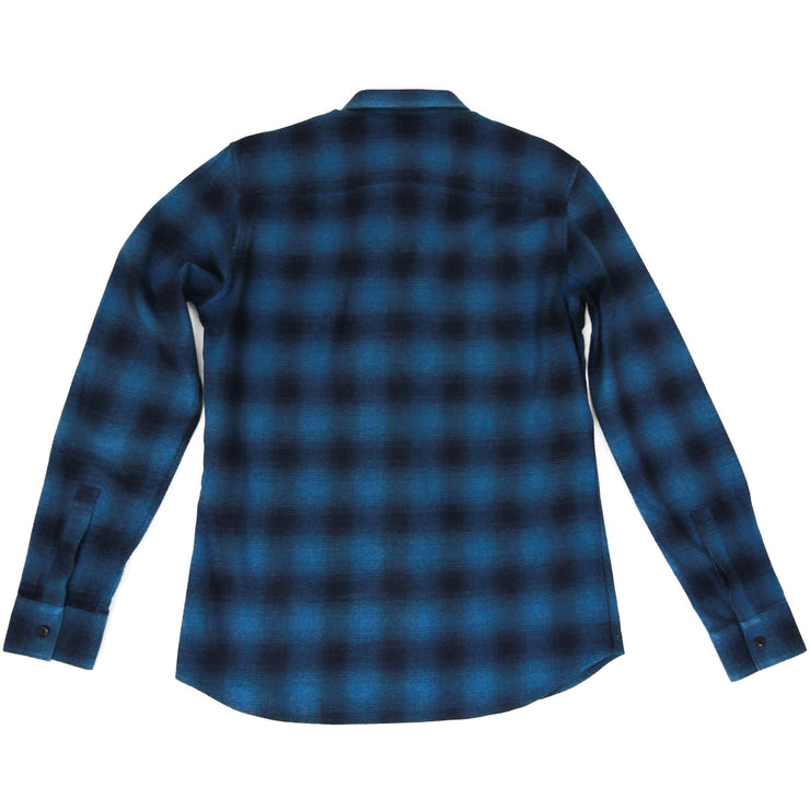 Givenchy Plaid Button Down Shirt in Blue