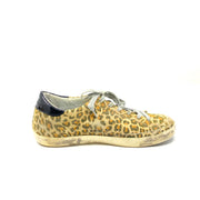 Golden Goose Superstar Low-Top Sneakers Leopard Sparkle Consignment Shop From Runway With Love